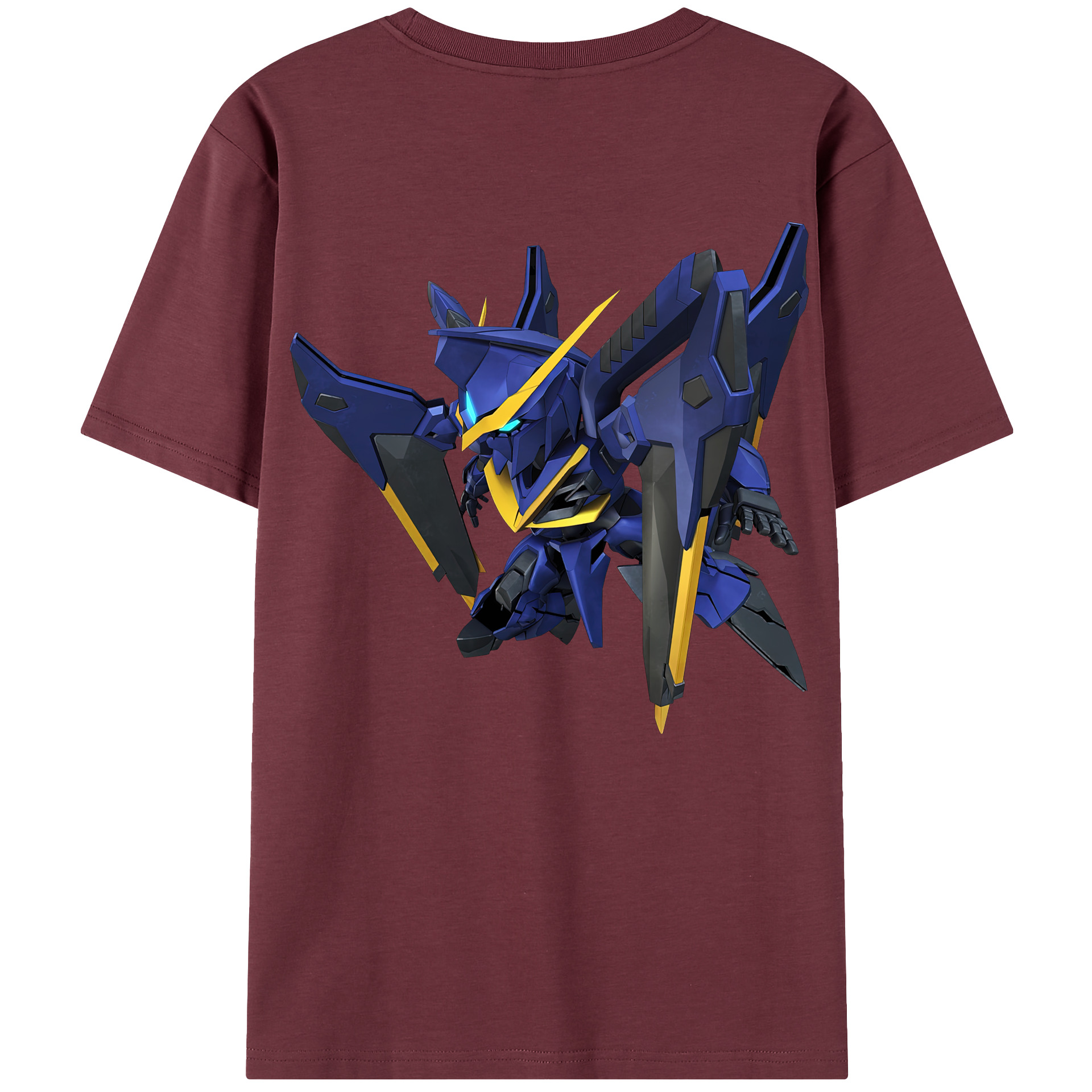 （画像用） 機動戦士ガンダム Mobile Suit Gundam 綿100％半袖Tシャツ（背面プリント）